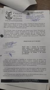 Documento assinado pelo presidente da Câmara de Vereadores prejudica 226 funcionários efetivos