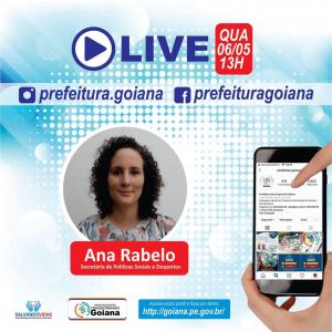 LIVE > Fique por dentro das últimas notícias e ações de enfrentamento ao novo coronavirus em Goiana. Quarta-feira (06), 13hs.