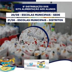 8ª Distribuição dos Kits Alimentação aos Alunos.