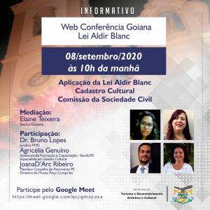 Web Conferência Goiana – Lei Aldir Blanc