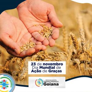 23 de Novembro – Dia Mundial de Ação de Graças