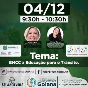 LIVE > Em Goiana, o trabalho da Prefeitura não para! Tire suas dúvidas e fique por dentro de tudo que acontece no município, na Sede e nos Distritos. Sexta-feira (04), 09:30-10:30h.