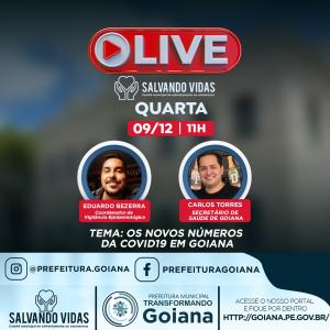 LIVE > Em Goiana, o trabalho da Prefeitura não para! Tire suas dúvidas sobre a epidemia em Goiana, e saiba como a saúde do município está enfrentando a pandemia . Quarta – Feira(09), 11h.