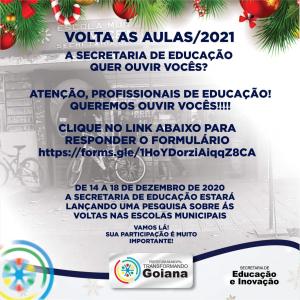 🚨VOLTA ÀS AULAS PRESENCIAIS EM 2021 – PROFISSIONAIS DE EDUCAÇÃO🚨