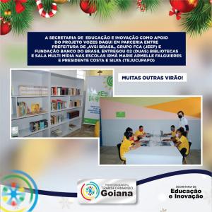 ESCOLAS MUNICIPAIS GANHAM BIBLIOTECAS E SALAS MULTIMÍDIAS