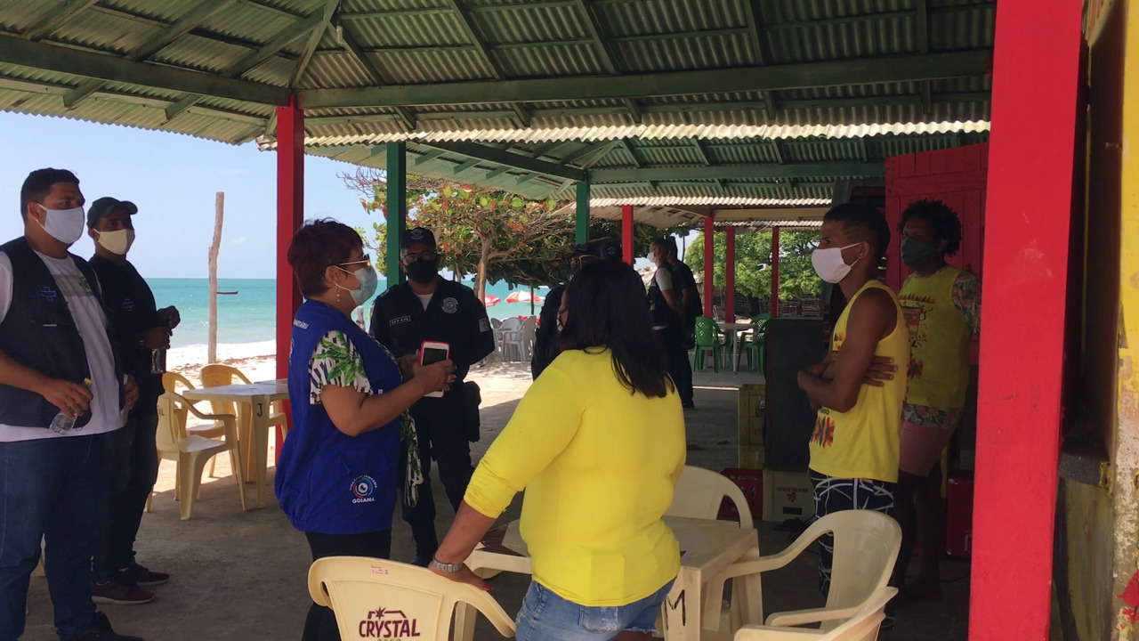 PREFEITURA DE GOIANA INTENSIFICA AÇÕES NAS PRAIAS CONTRA A COVID-19