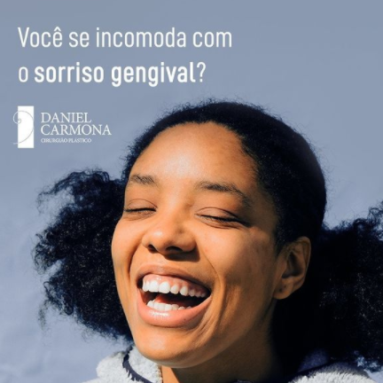 Você se incomoda com sorriso gengival?