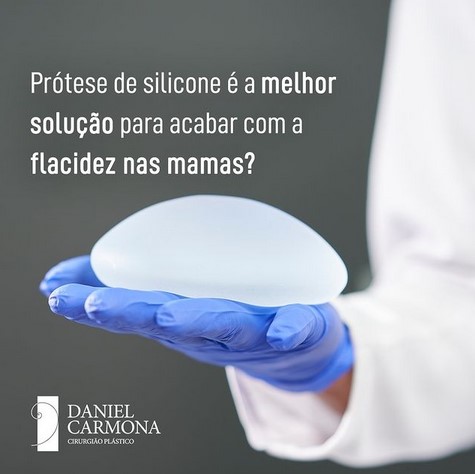Silicone para flacidez de mama?