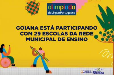 GOIANA ESTÁ PARTICIPANDO DA OLIMPÍADA DE LINGUA PORTUGUESA COM 29 ESCOLAS DA REDE MUNICIPAL DE ENSINO