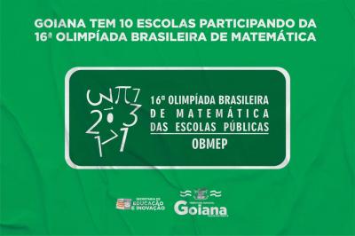 GOIANA TEM 10 ESCOLAS PARTICIPANDO DA 16ª OLIMPÍADA BRASILEIRA DE MATEMÁTICA