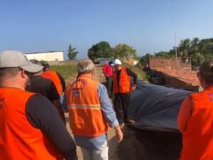 DEFESA CIVIL DE GOIANA CAPACITA AGENTES PARA COLOCAÇÃO DE LONAS