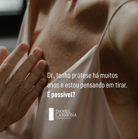 Dr., tenho prótese há muitos anos e estou pensando em tirar, é possível?