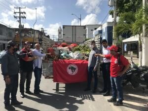 INSTITUIÇÕES DE ACOLHIMENTO RECEBEM ALIMENTOS CULTIVADOS PELO MST COM APOIO DA PREFEITURA DE GOIANA