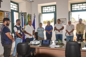 PREFEITO EDUARDO HONÓRIO RECEBEU EQUIPE DO IBGE