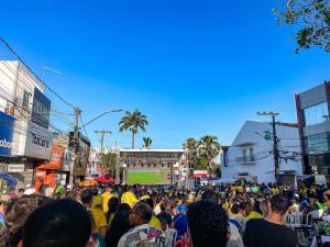 GOIANA REÚNE TORCIDA PARA ACOMPANHAR JOGOS DO BRASIL NA COPA DO MUNDO 2022